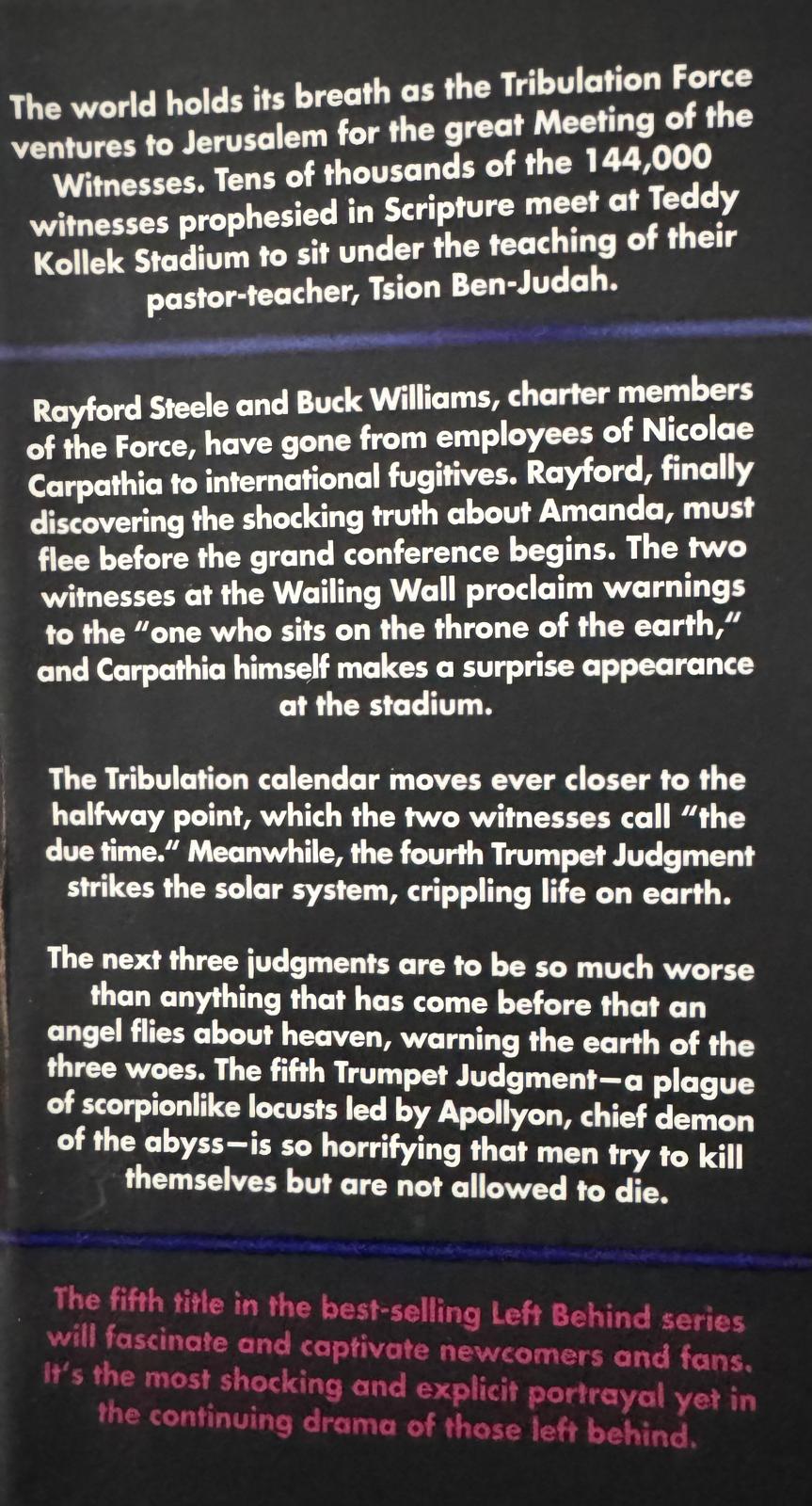 APOLLYON. Tim LaHaye - Jerry B. Jenkins. Book from our library now available (#5 in the LEFT BEHING series). English edition.